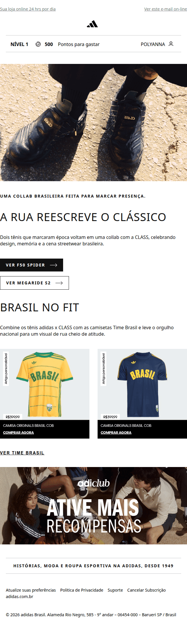 Adidas: CLASS x adidas Originals chegou