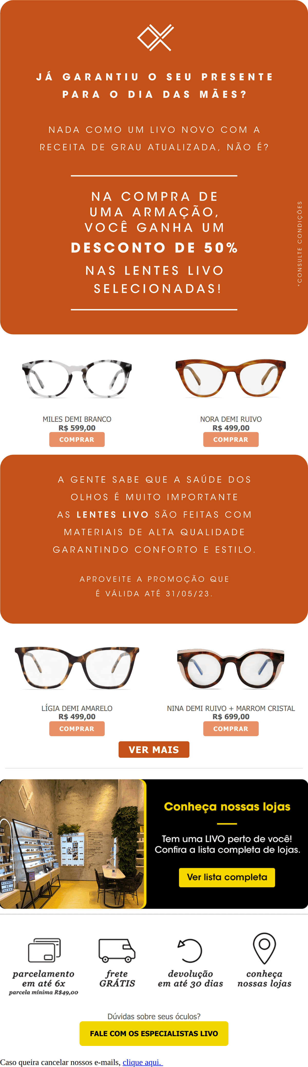 Livo: 🎁 Já garantiu o seu presente para o Dia das Mães? 👀