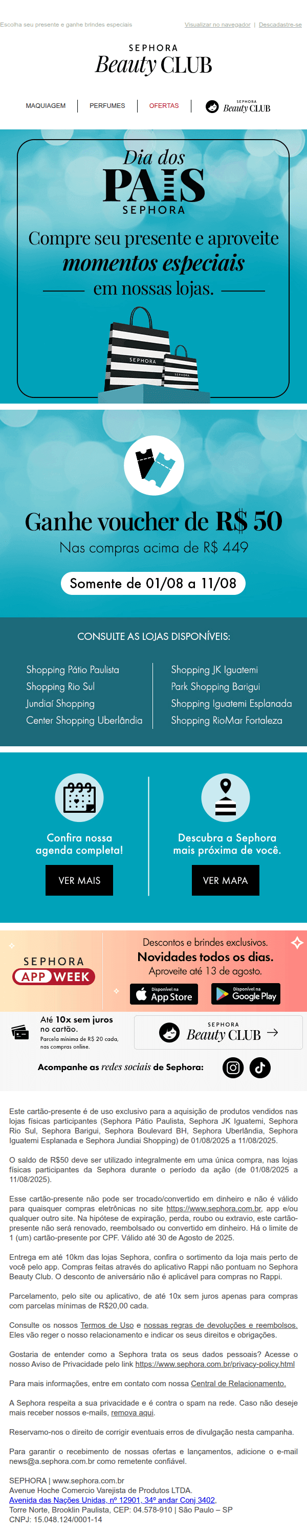 Sephora: Dia dos Pais na SEPHORA💙