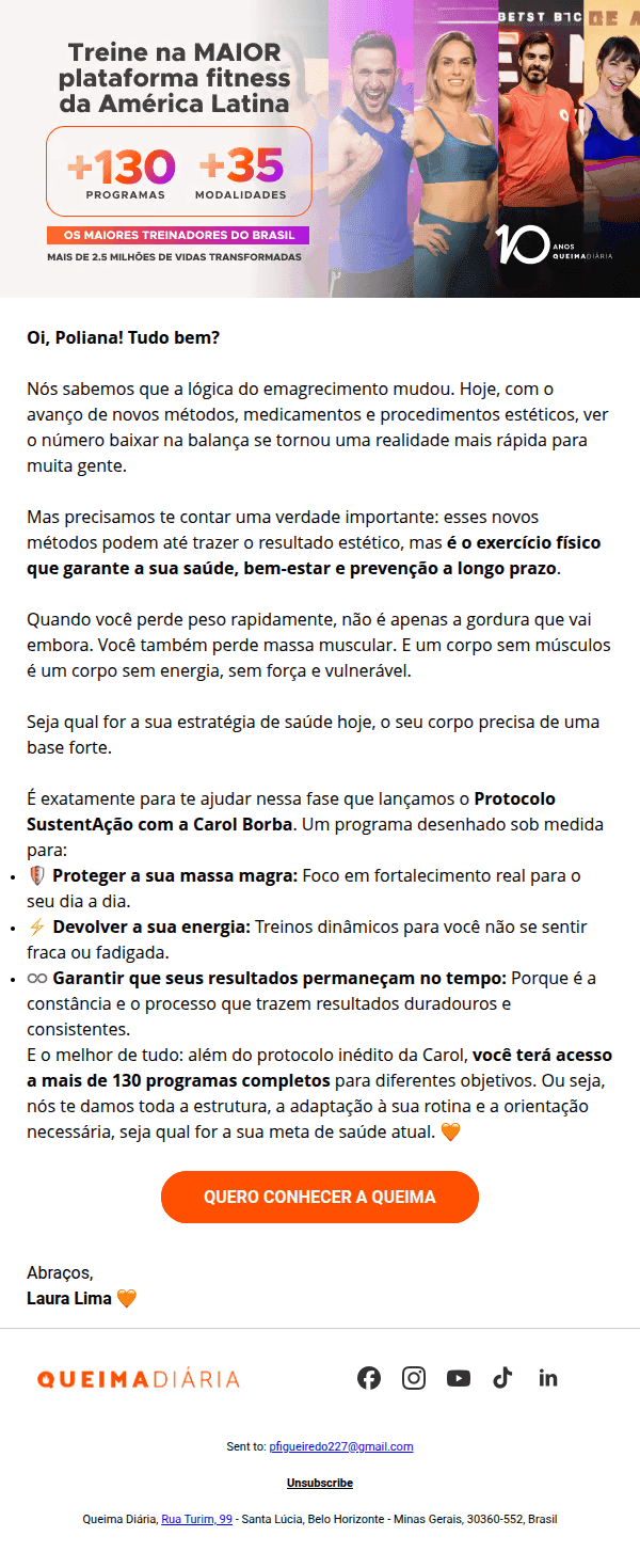 Queima diaria: Os métodos de emagrecimento mudaram. E o seu corpo? 🤔