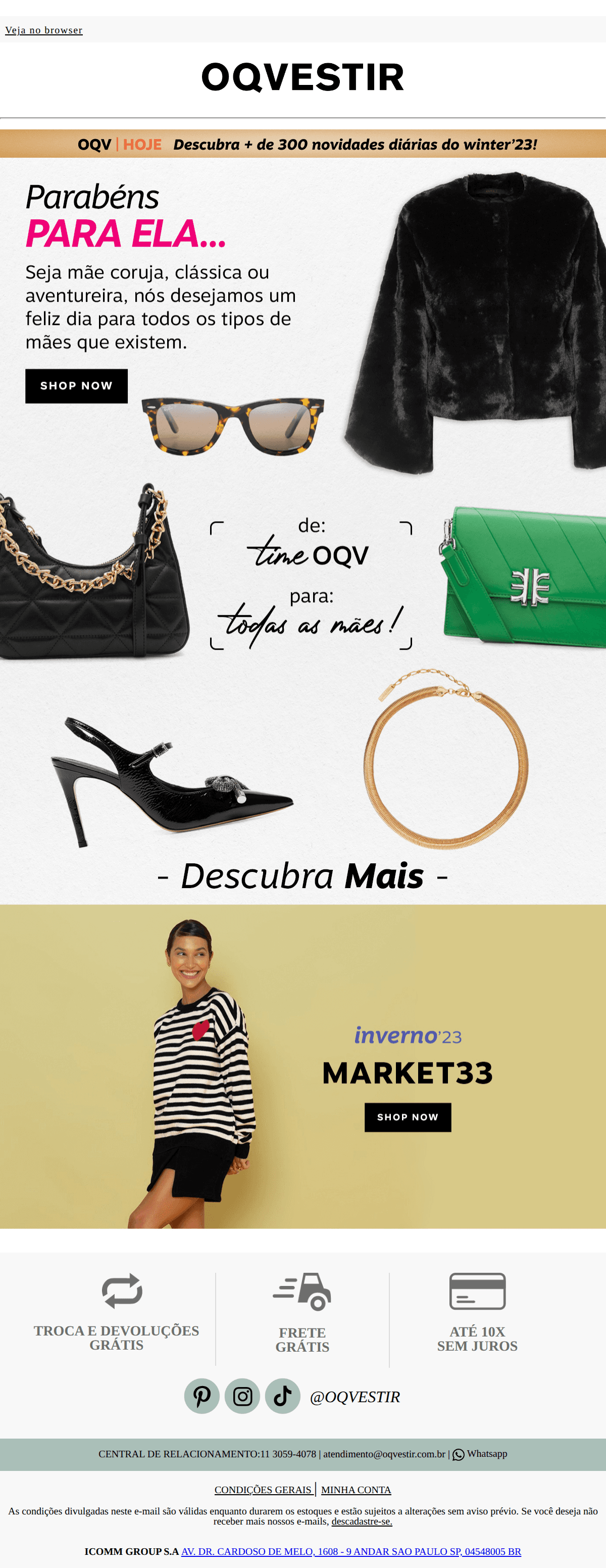 Oquevestir: Uma mensagem do OQV para você ❤️