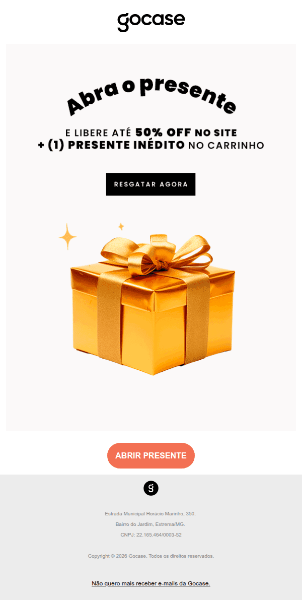 Gocase: Abriu, ganhou 🎁