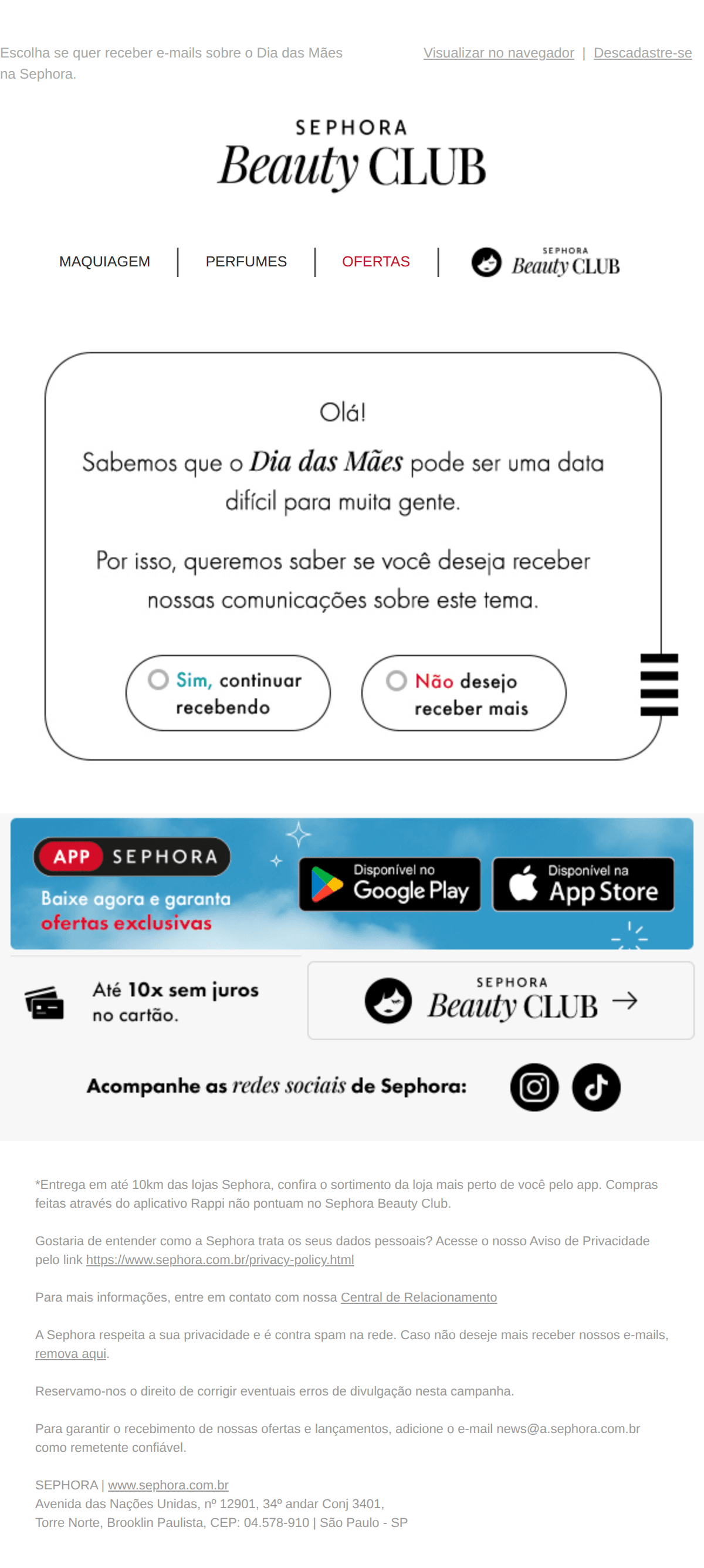 Sephora: Temos uma pergunta para você 👀