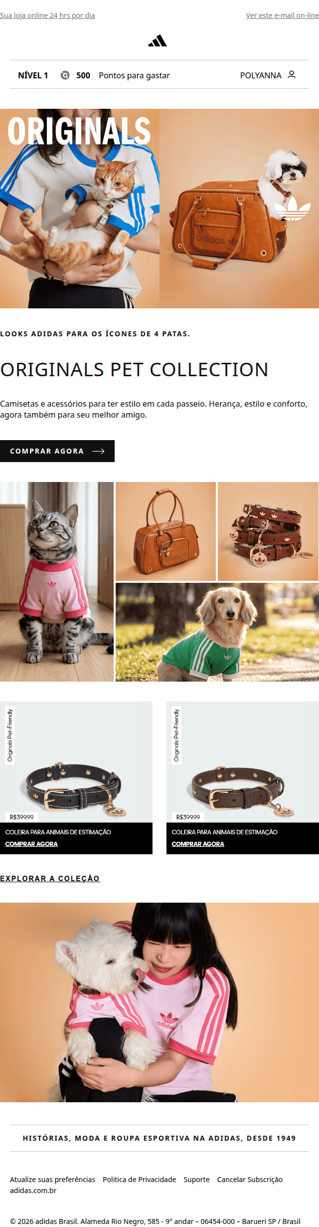 Adidas: 🐶Pet Collection está aqui🐱