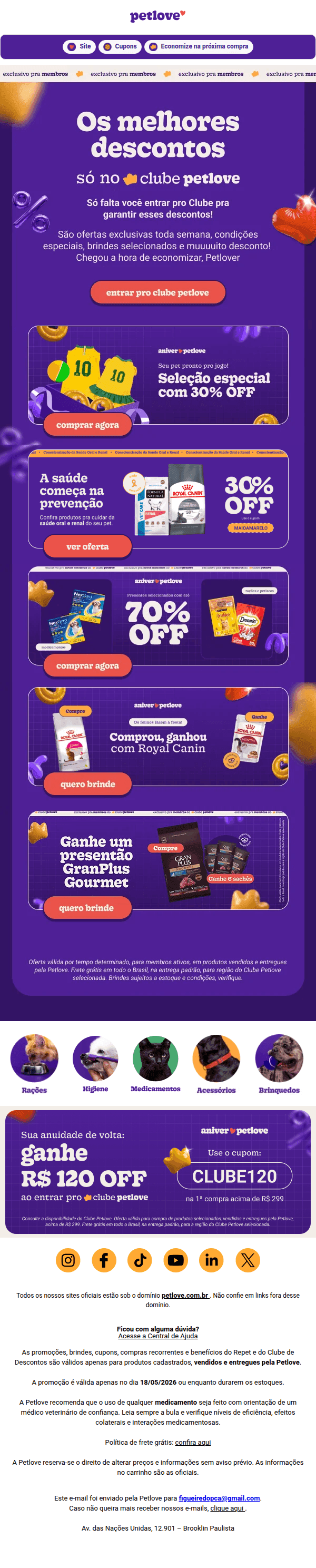 Petlove: Petlover, as melhores ofertas chegaram! 🛒