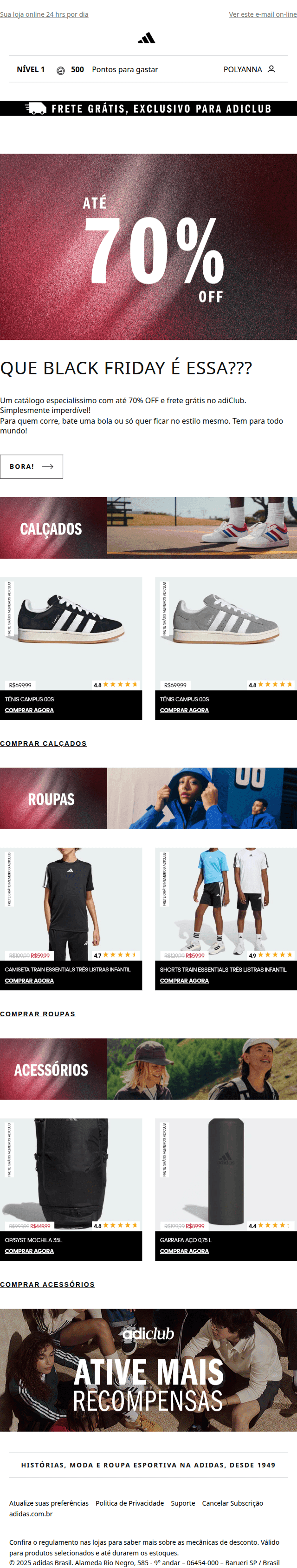 Adidas: Ela finalmente chegou…