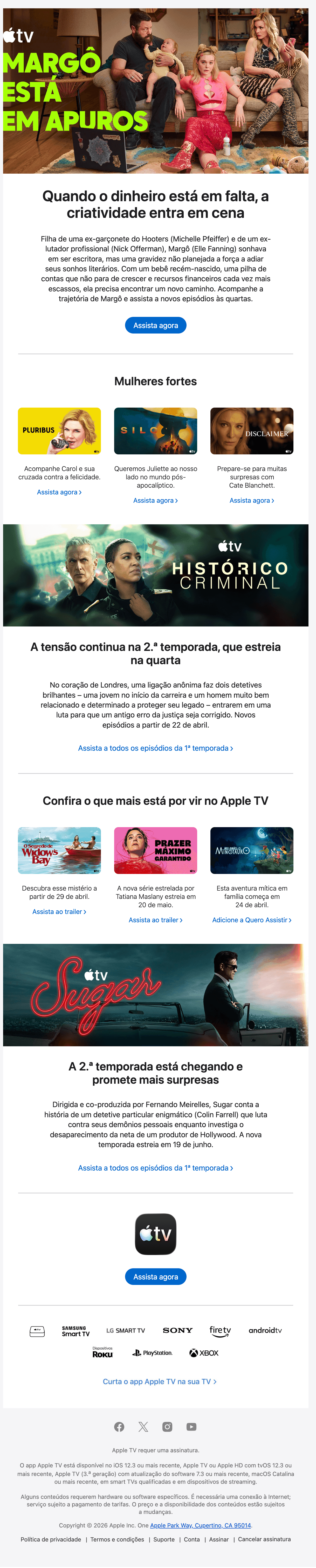 Apple: Elle Fanning e Michelle Pfeiffer estrelam a nova série do Apple TV