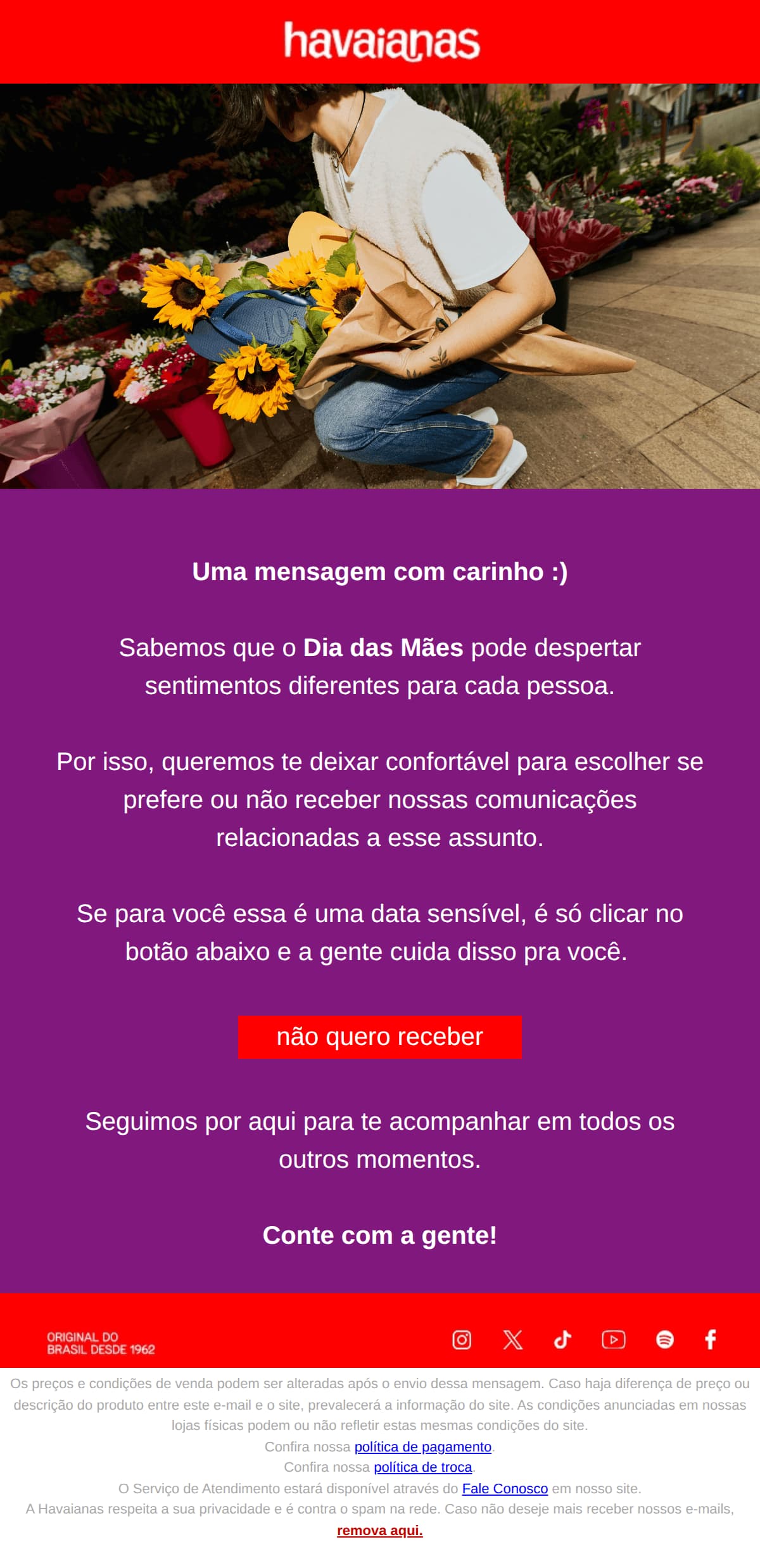 Havaianas: Uma conversa sobre o Dia das Mães!