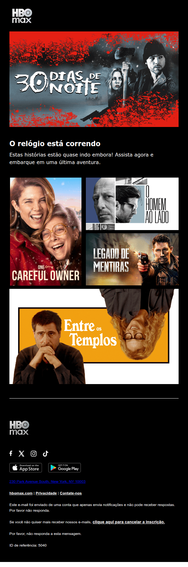 Hbo max: Última chamada: histórias saindo em breve!