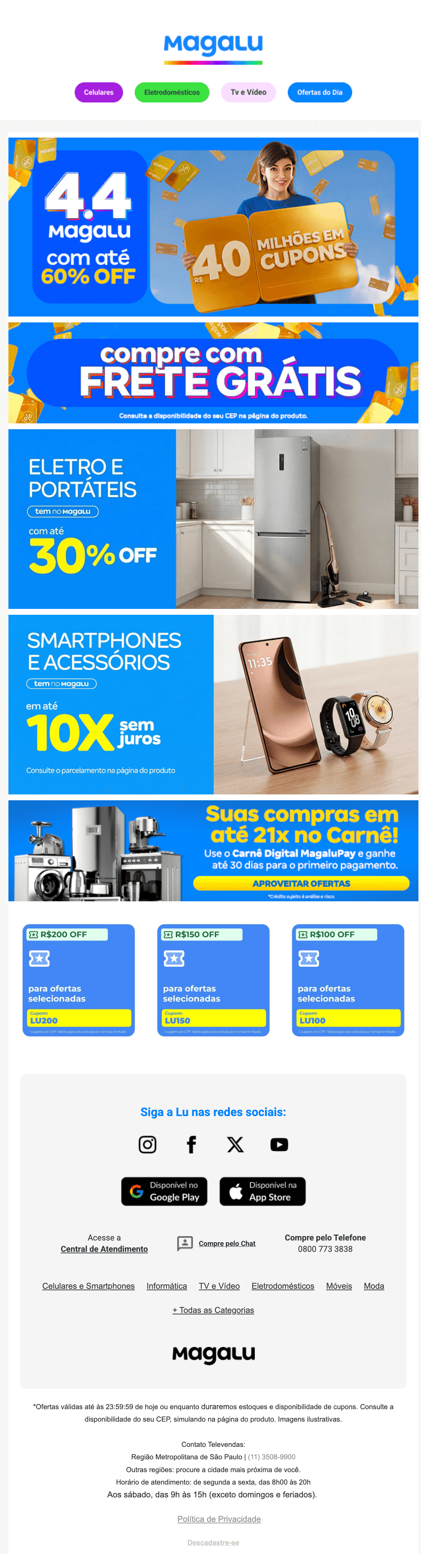 Magalu: O 4.4 Magalu chegou! 💥