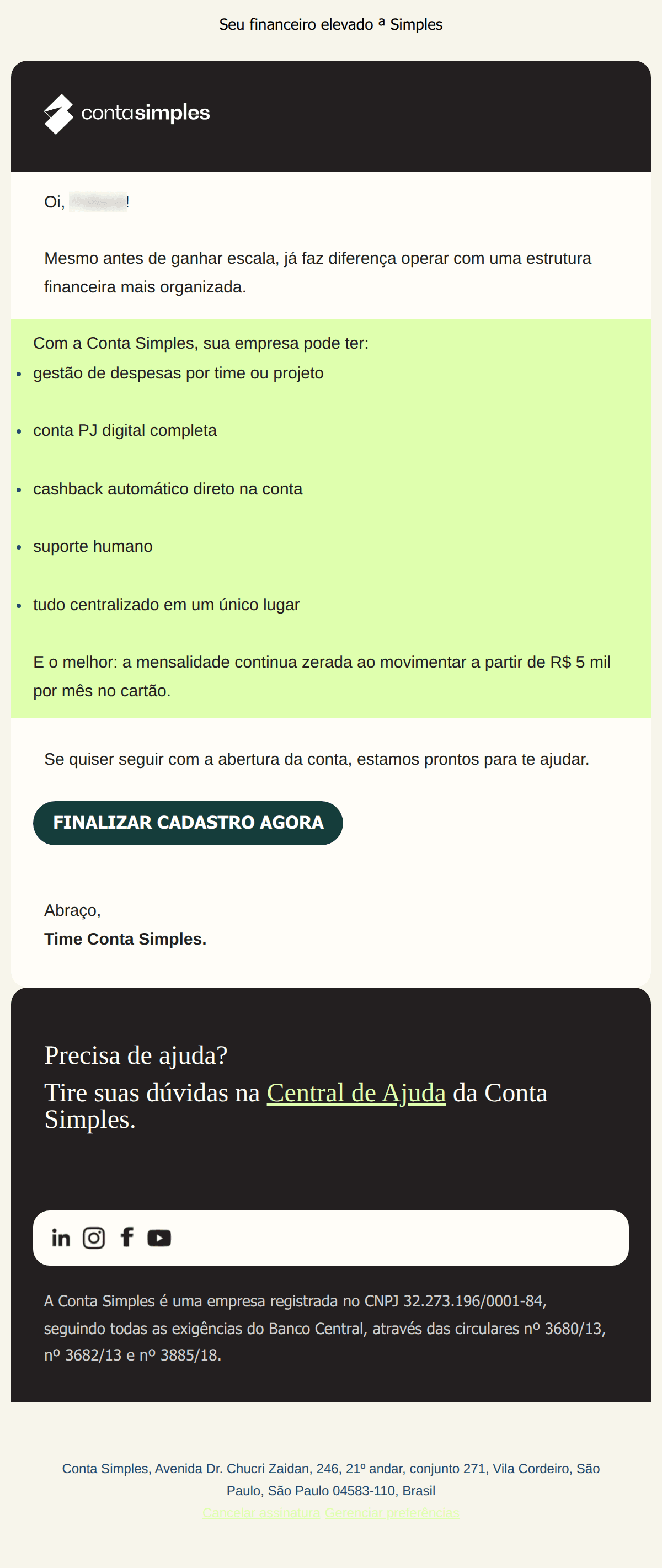 Conta simples: Sua empresa já pode começar com uma estrutura mais organizada