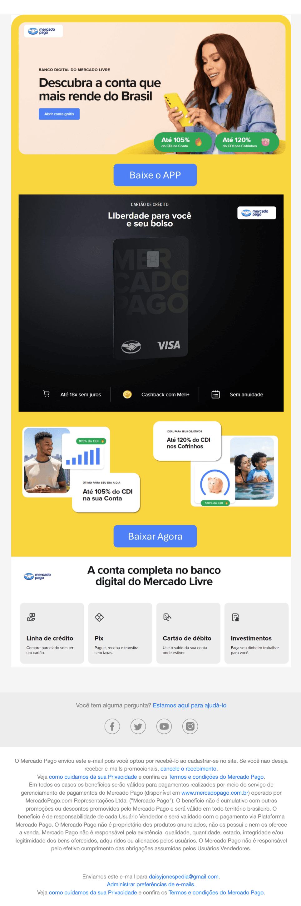 Mercado Pago: A conta que mais rende do Brasil