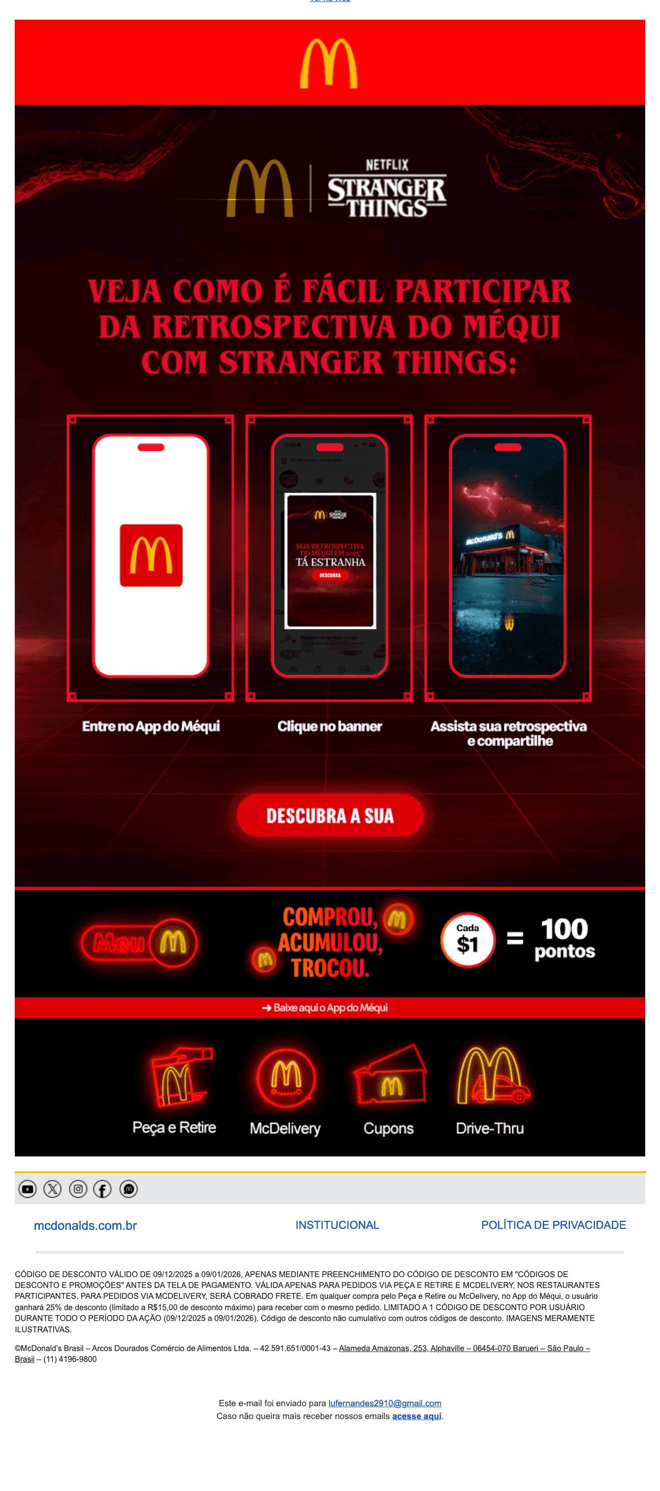 Mcdonalds: Já fez sua Retrospectiva do Méqui? 🤨