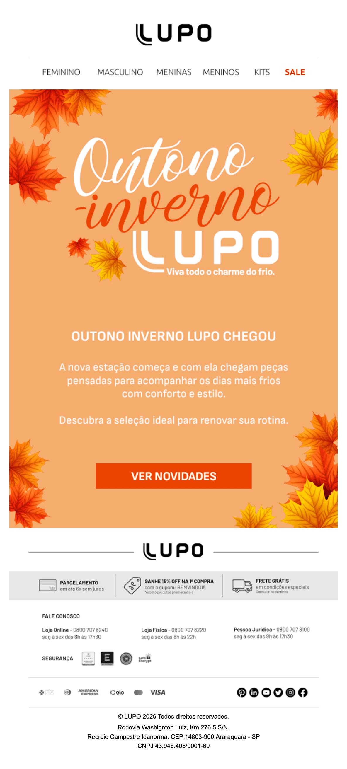 Lupo: Outono inverno Lupo 🍁