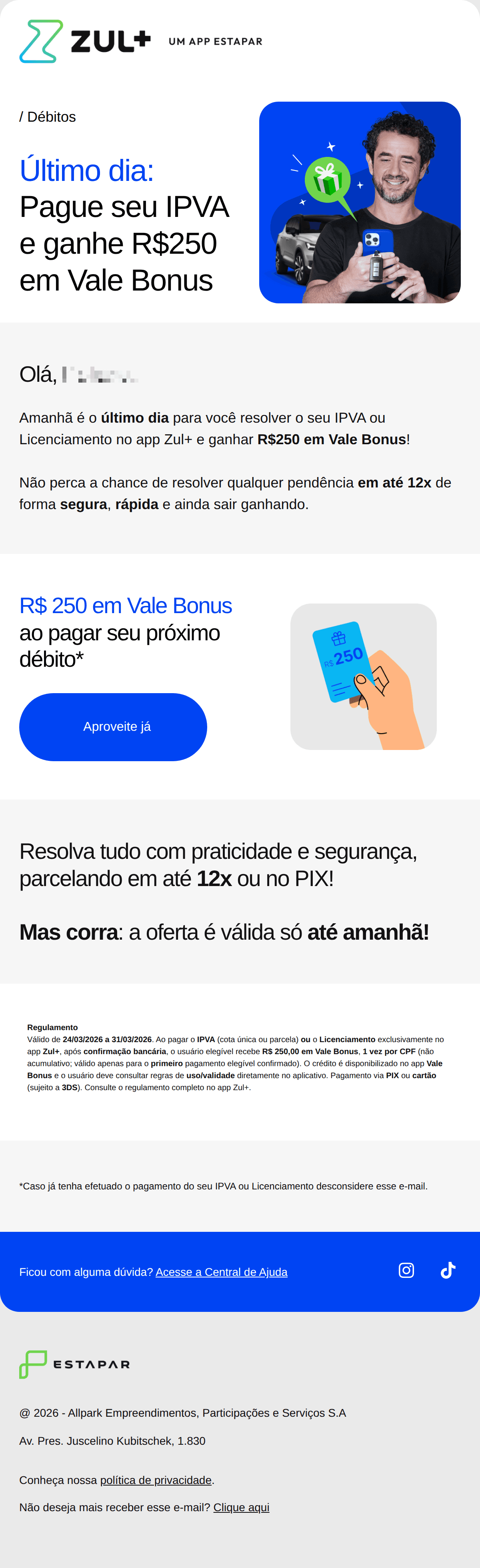 Zul+: Ainda dá tempo de aproveitar ⌛