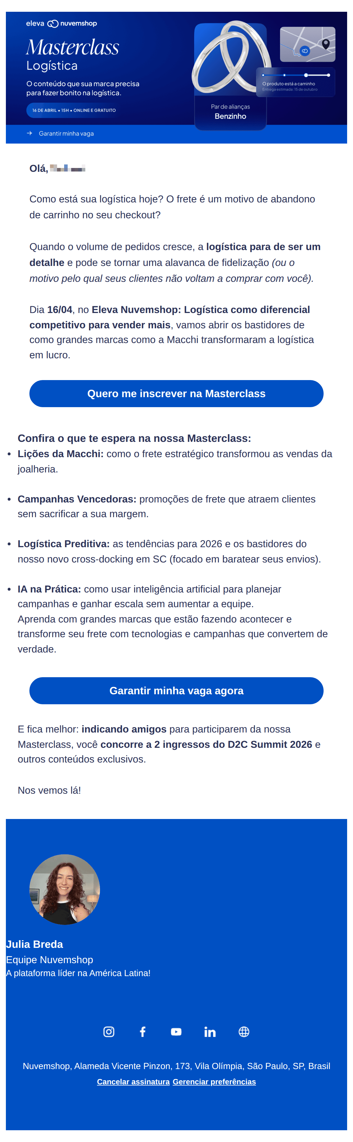 Nuvemshop: Logística 2026: O que o seu checkout não te conta