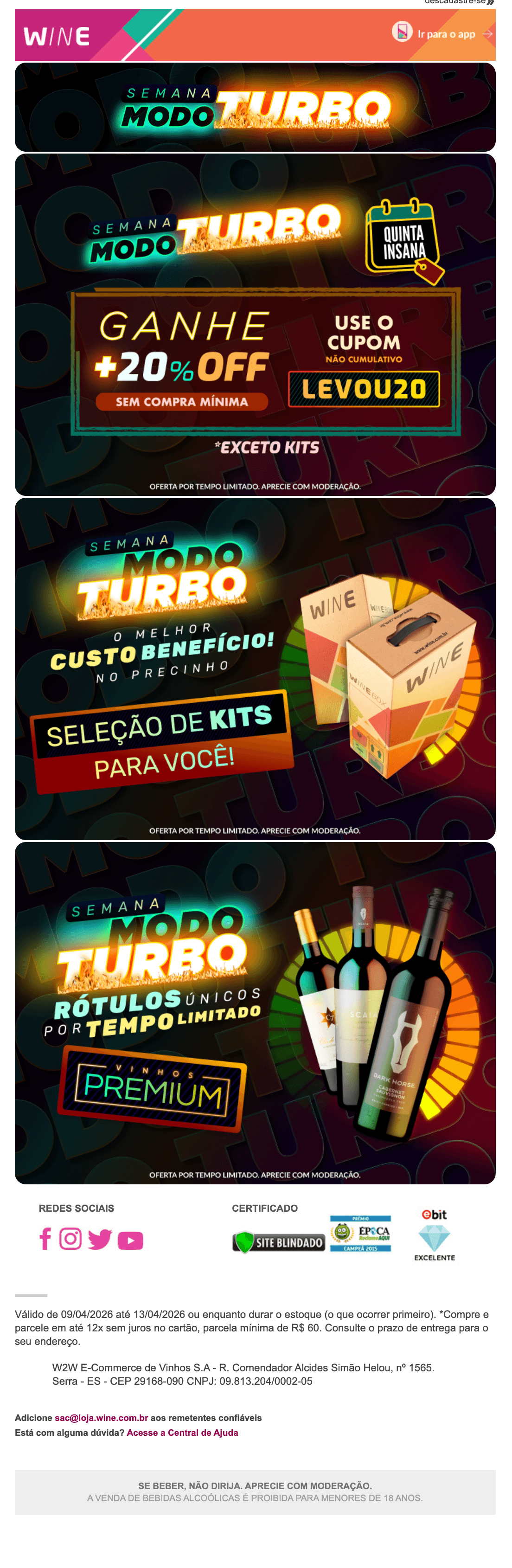 Wine: (1) presente pendente na Quinta INSANA! 🤩