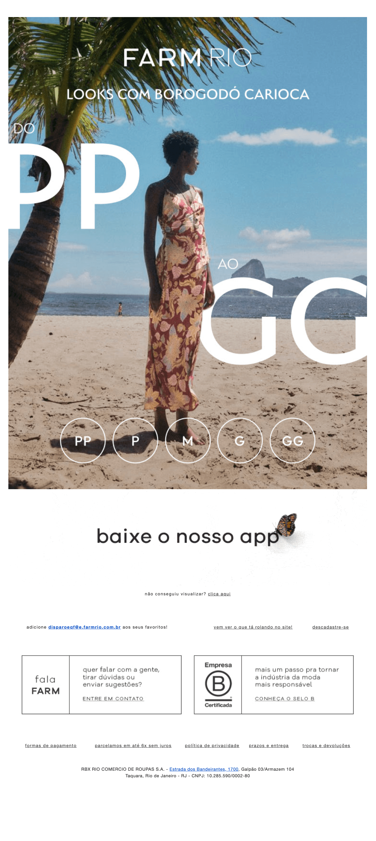 Farm: achamos um look no tamanho perfeito pra você 💘