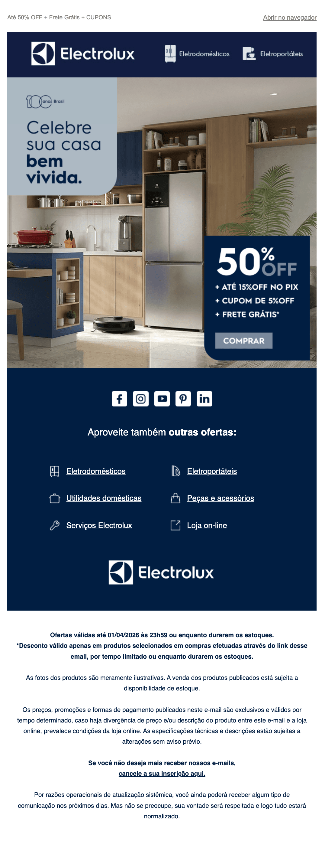 Electrolux: Parece mentira, mas não é… 😱