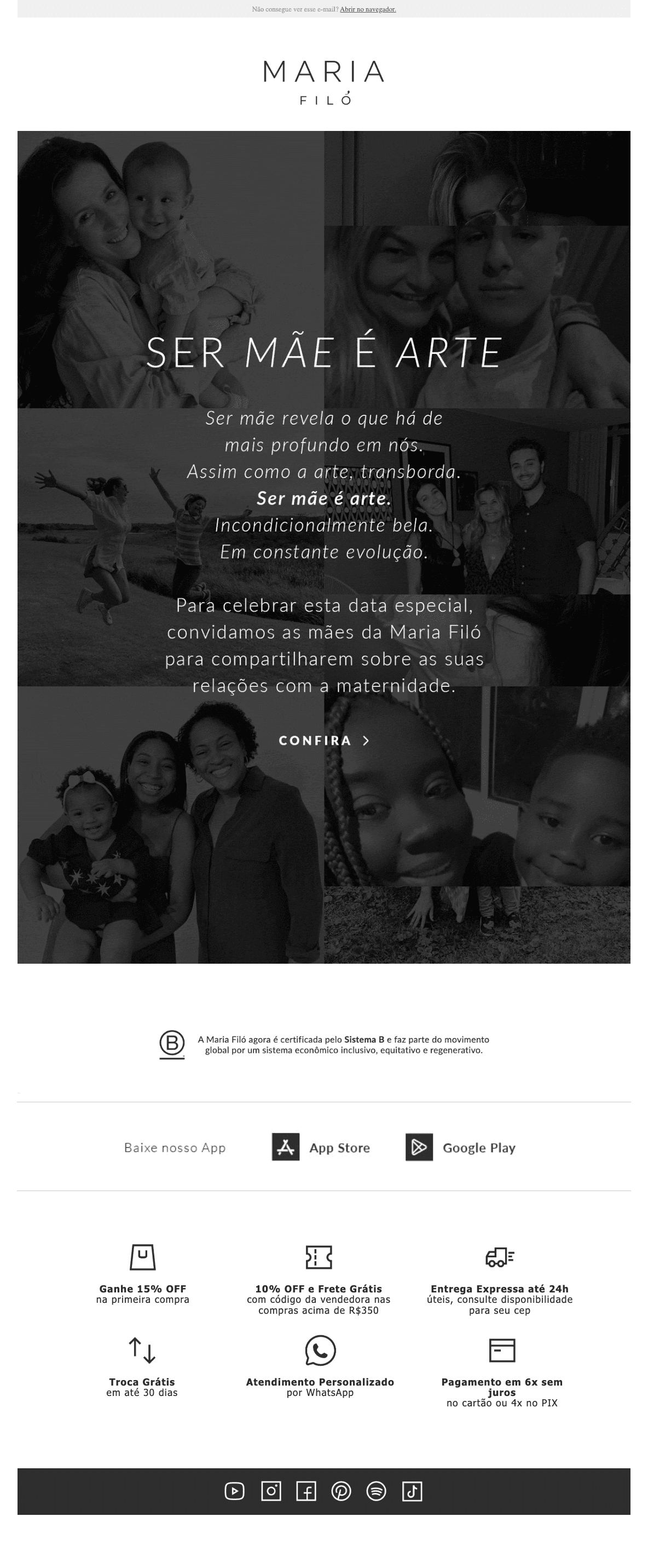 Maria Filó: Feliz Dia das Mães