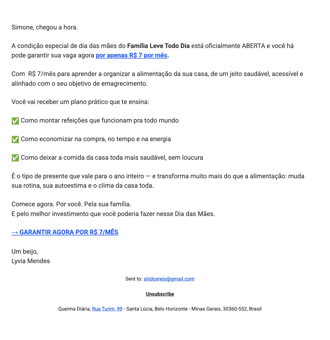 Queima diaria: Um presente que muda a rotina da sua casa