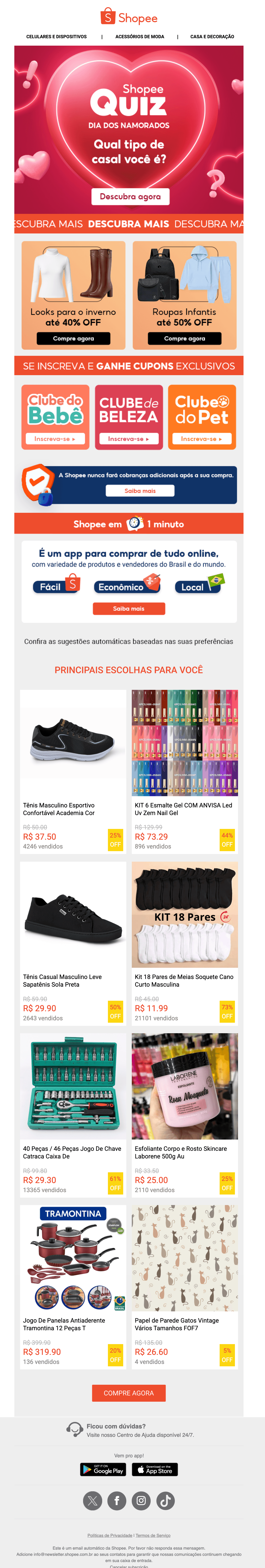 Shopee: Que tipo de casal vocês são? 💘