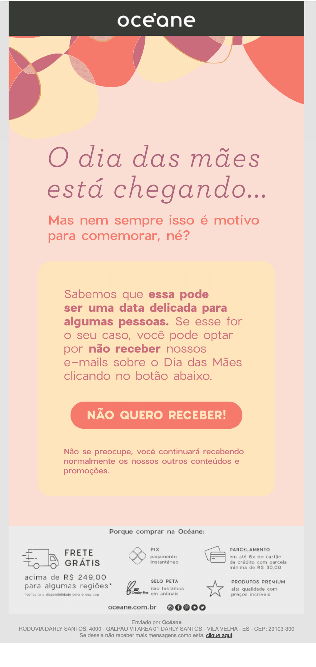 Oceane: Comunicado importante! ❤️ O dia das mães está chegando ...
