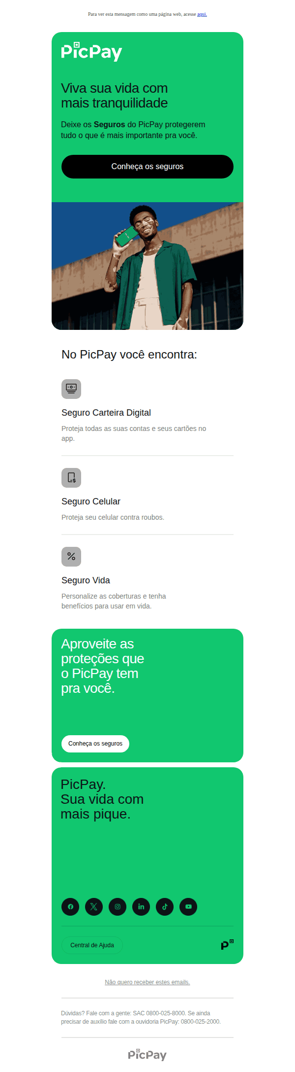 Picpay: Conheça os seguros do PicPay