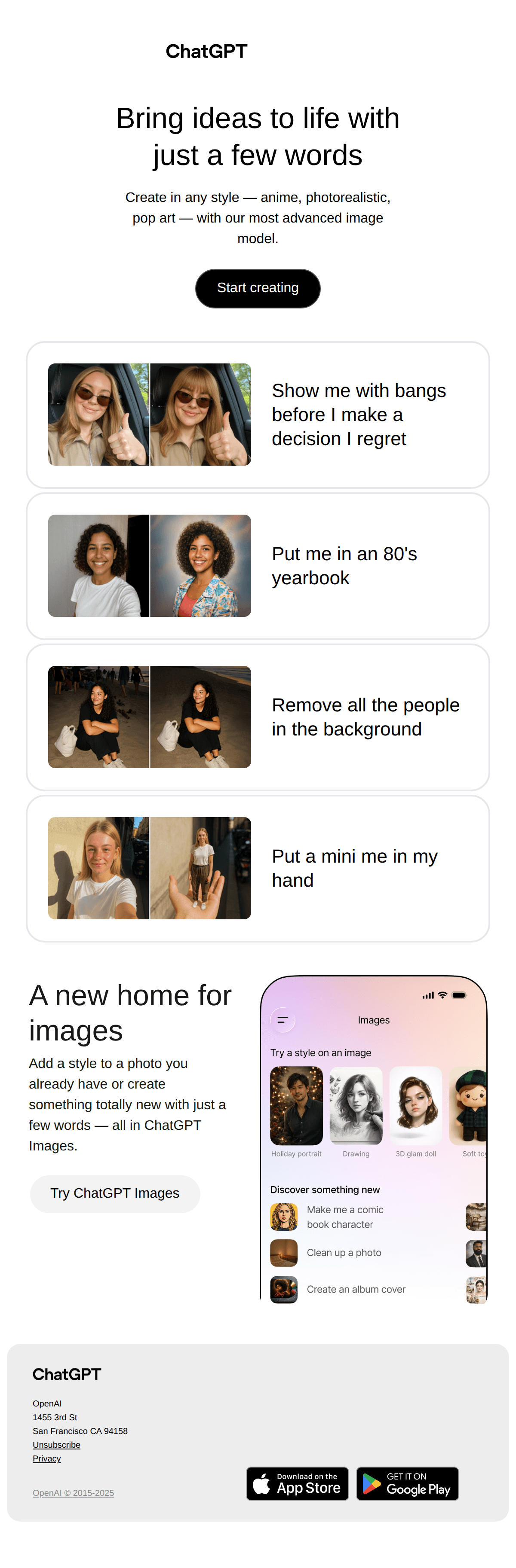 Openai: You + ChatGPT Images