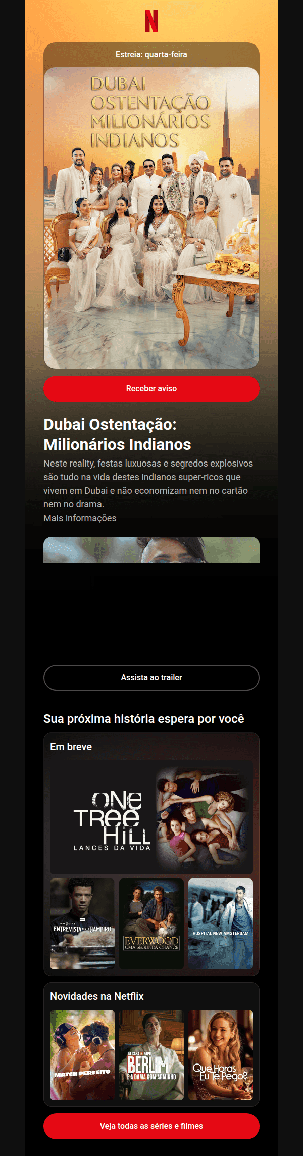 Netflix: Dubai Ostentação: Milionários Indianos estreia quarta-feira, 20 de maio