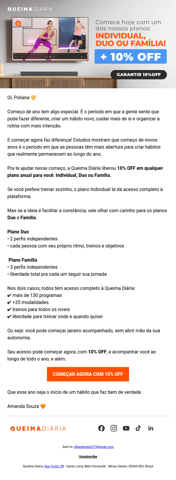 Queima diaria: Agora é o melhor momento pra começar (e você tem 10% OFF)